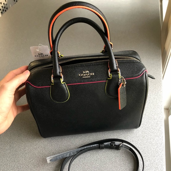 Coach Handbags - 🖤 Coach black/multi color Handbag 🖤